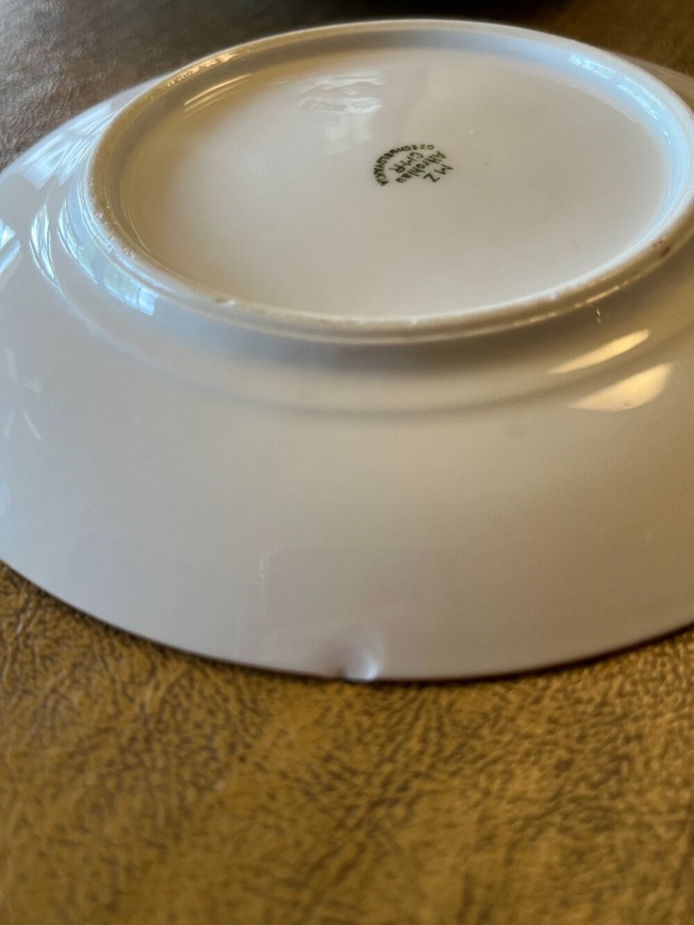 Six vintage, fruit-themed porcelain dessert plates by MZ Altrohlau CM-R - Picture 13 of 13